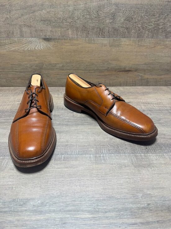 Allen Edmonds Hillcrest Chestnut Leather Derby Shoes Men\'s Size 11B main image 4